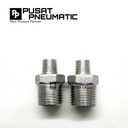 Double nepel Reduce stainless steel 304 1 1/2" x 1"
