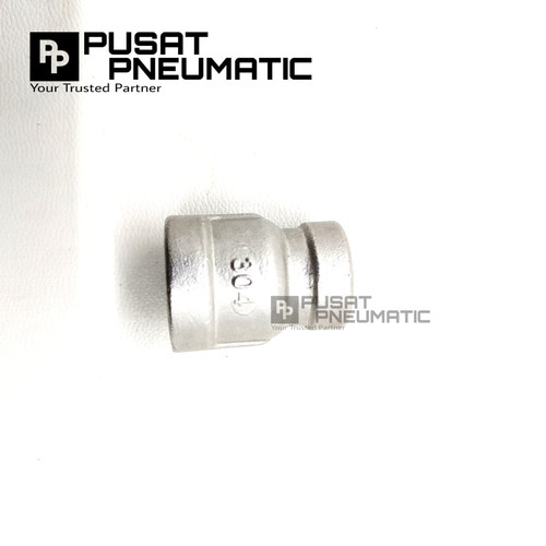 Reducer Stainless steel 1/2" (Female) x 3/8" (female)