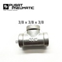 Tee / Straight Tee Stainless steel 304 3/8"