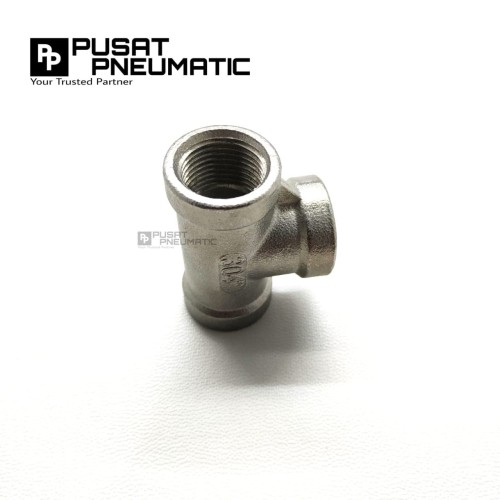 Tee / Straight Tee Stainless steel 304 3/4"