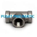Tee / Straight Tee Stainless steel 304 1 1/4"