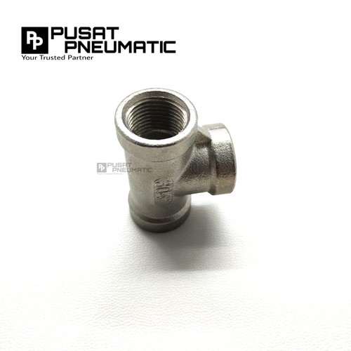 Tee / Straight Tee Stainless steel 304 1 1/2"