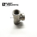 Tee / Straight Tee Stainless steel 304 1 1/2"