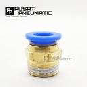 FITTING LURUS MALE PNEUMATIC SELANG 16MM DRAT 3/8"