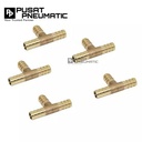 Nepel Selang Tee / Hose nipple Tee 3/8" Kuningan