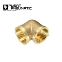 Elbow / Knee kuningan Drat Cewe(Female) 1/4"