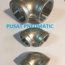 Elbow / knee ss Stainless steel 304 Drat dalam /cewe 1 1/2"