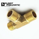Nepel Tee / Tee kuningan Male drat 1/4"