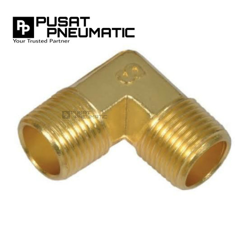 Elbow / Knee kuningan Drat Cowo(Male) 1/2"
