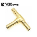 Nepel Selang Tee / Hose nipple Tee 3/8" Kuningan