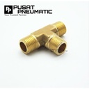 Nepel Tee / Tee kuningan Male drat 1/4"