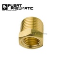 Vlock ring Kuningan / Bushing 1/4"(male) x 1/8"(Female)