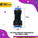 FITTING REDUCER LURUS SAMBUNGAN SELANG 6MM KE SELANG 4MM