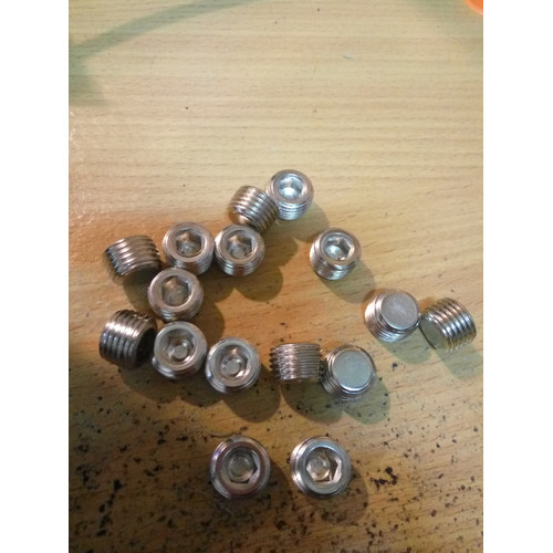 PLUG 1/8" Baut L tanam Ukuran 1/8"(m10) Penutup Drat