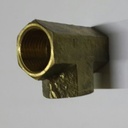 Nepel Tee / T kuningan drat dalam 1/4"