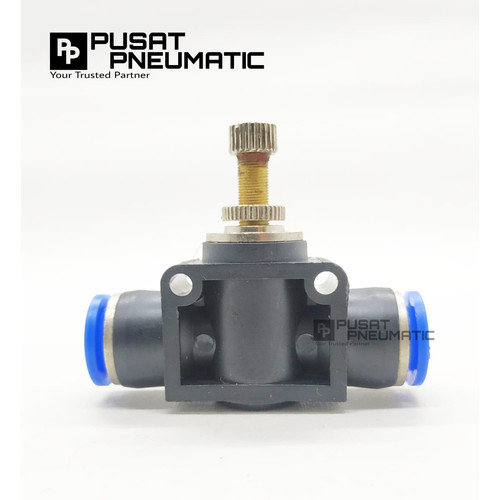 speed control 12mm / pneumatic flow control selang 12 mm x 12 mm