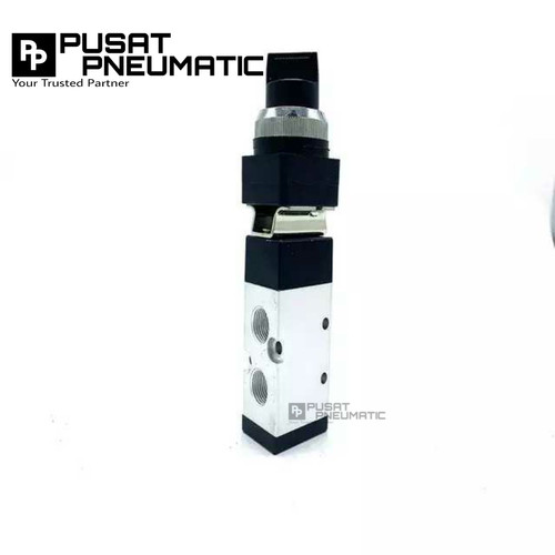MECHANICAL VALVE TYPE SWITCH SELECTOR 5 LUBANG SYSTEM 5/2 DRAT 1/4"