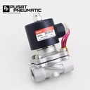 Solenoid valve 2 way Normal Close 1 1/2" SS AC 220/DC 24