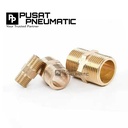 Double Nepel Kuningan Drat 1/2"
