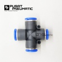 Fitting pneumatic Cross 4 Cabang/ Fitting + 4 tube sama Ukran 6mm