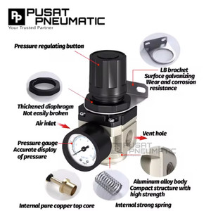 Regulator pneumatic AR 2000 02 1/4"