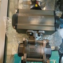 Ball Valve 3pc Body ss 3/4" + Actuator Pneumatic Double Acting