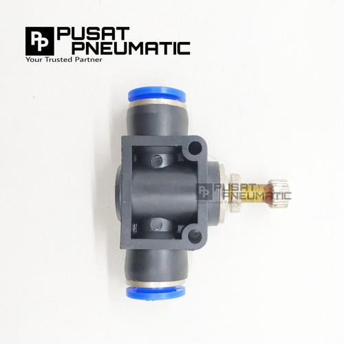 speed control 12mm / pneumatic flow control selang 12 mm x 12 mm