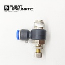 FITTING SPEED CONTROL / FLOW CONTROL ELBOW SELANG 12 DRAT 1/4" / 12MM