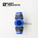 Fitting pneumatic Cross 4 Cabang/ Fitting + 4 tube sama Ukran 6mm