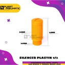 SILENCER PLASTIK PNEUMATIC UKURAN 1/2" PSU / PSL 04