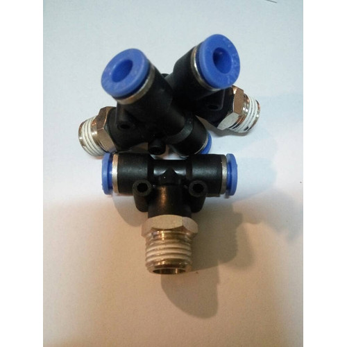 FITTING TEE(EPB) KIRI KANAN TUBE 6 MM Drat 1/4"(12mm)