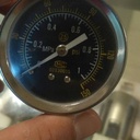 Pressure gauge drat 1/4" range 0-1mpa atau 0-10bar