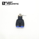 FITTING Y DRAT 2 TUBE UKURAN 12 MM DRAT UKRAN 3/8"(16MM)