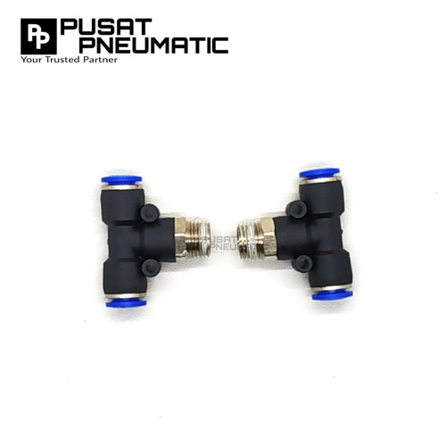 FITTING TEE(EPB) KIRI KANAN TUBE 12 MM Drat 1/2"(20mm)