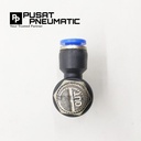 FITTING SPEED CONTROL / FLOW CONTROL ELBOW SELANG 8 DRAT 3/8" / 16MM