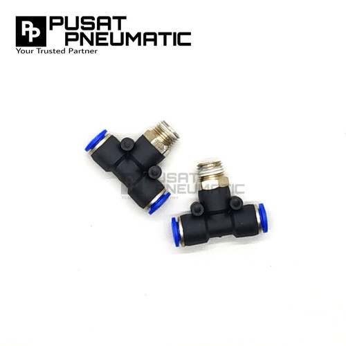 FITTING TEE(EPB) KIRI KANAN TUBE 6 MM Drat 1/2"(20mm)