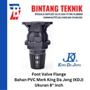 Foot Valve Flange PVC 8" inch JIS 10K King Da Jeng (KDJ)