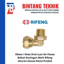 Elbow Knee Drat Luar (Male Elbow) L1620 X 1/2M Rifeng