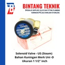 Solenoid Valve 1 1/2" inch Uni-D 220 Volt US Steam Normally Closed