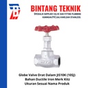 Globe Valve 1-1/2" inch Ductile Iron JIS 10K Kitz (10SJ)