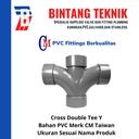 Cross TY 4" inch PVC D CM Taiwan
