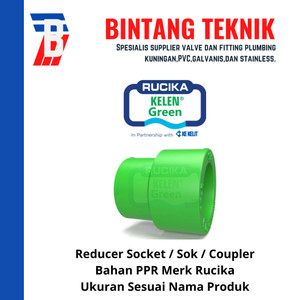 Redcuer Vlok Sok PPR 2 1/2" x 2" (75 x 63 mm) Rucika