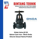 Globe Valve 5" inch Cast Iron Onda JIS 5K