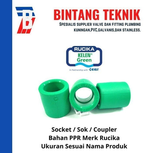 Socket / Sok PPR Rucika 6" (160 mm)