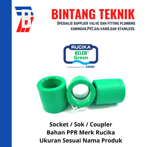 Socket / Sok PPR Rucika 1/2" (20 mm)