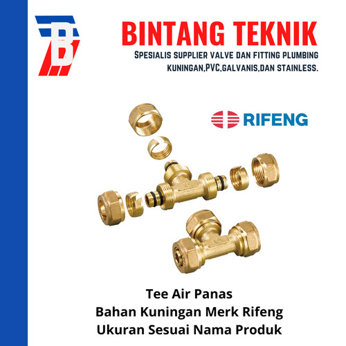 Tee Pipa Air Panas T1216 X 1216 (1/2") Rifeng
