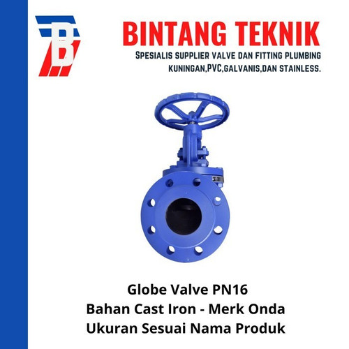 Globe Valve 1 1/2" inch Cast Iron Onda PN16