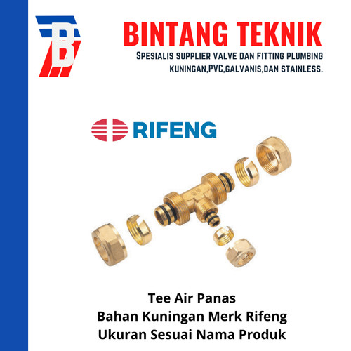 Tee Pipa Air Panas T1216 X 1216 (1/2") Rifeng