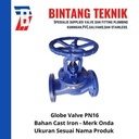 Globe Valve 6" inch Cast Iron Onda PN16