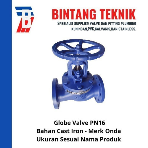 Globe Valve 5" inch Cast Iron Onda PN16